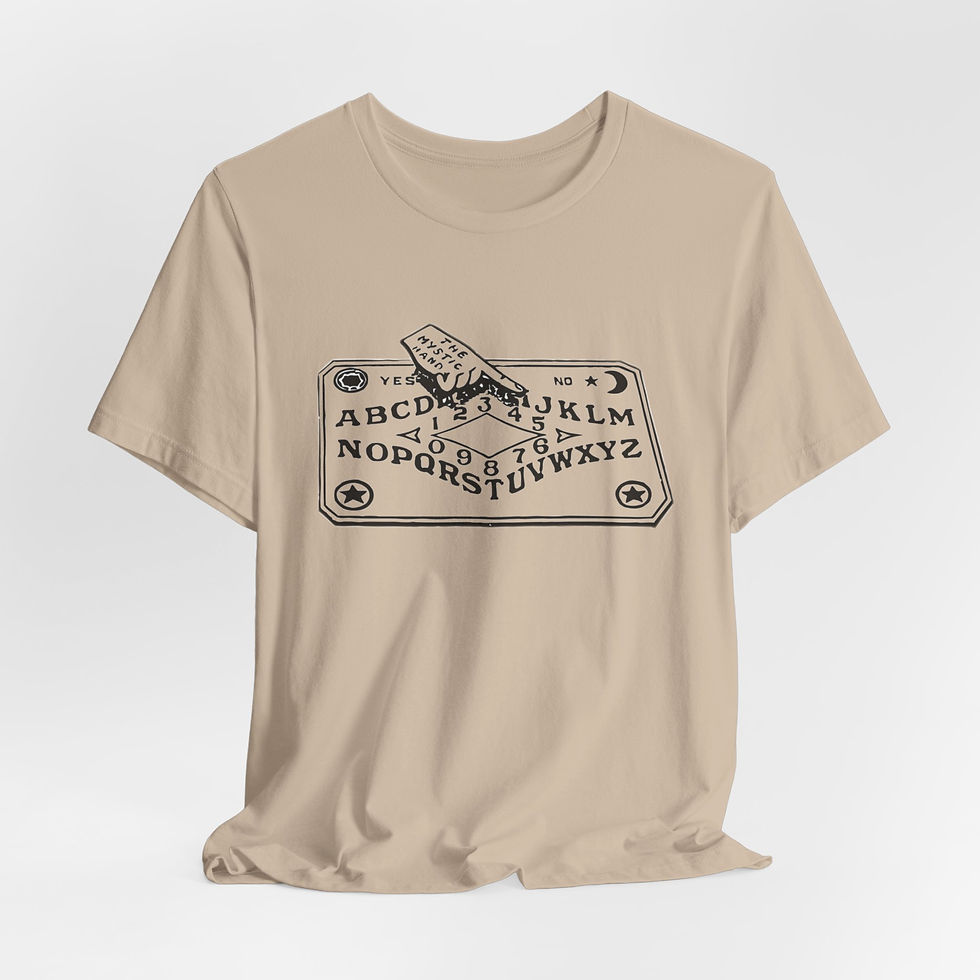 Thumbnail: Metaphysical T-Shirt Ouija Board Graphic Art Tee Mystical Fun Gift