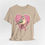 Miniatura: Shabby Artistic Bird T-Shirt Whimsical Graphic Art Tee Fun Bird Lover Gift