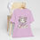 Miniatura: Victorian White Cat Art T-Shirt Shabby Bonnet Hat Pastel Artistic Cat Lover Gift