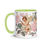 Thumbnail: Shabby Angel Art Coffee Mug, Pink Roses, Vintage Cherubs Art on Gifts