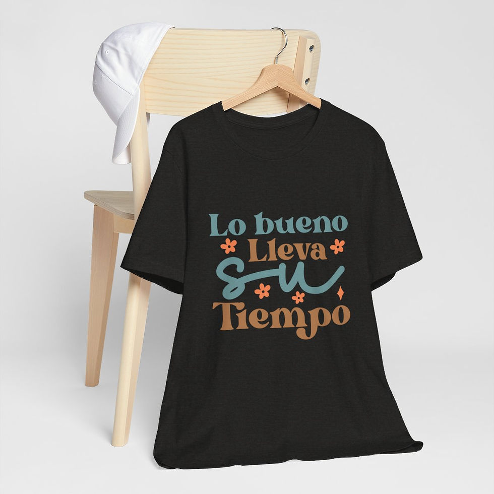 Thumbnail: Motivational Latina T-Shirt Spanish Art Tee Inspirational Apparel Artistic Gifts
