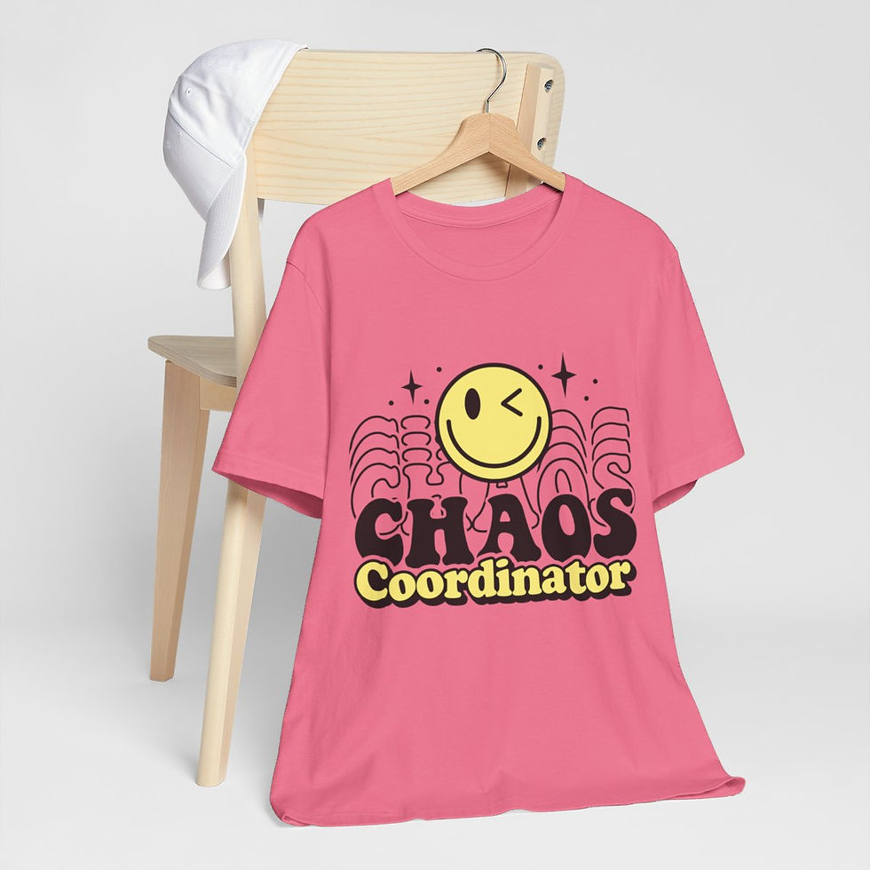 Thumbnail: Sarcastic T-Shirt Chaos Coordinator Retro Art Tee Expressive Fun Gifts