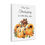 Miniatura: Thanksgiving Wall Decor Turkey Pumpkins Sunflowers Art Canvas Gallery Wrap
