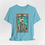 Miniatura: Artistic T-Shirt Skeleton drinking coffee Tarot Card Expressive Gift Apparel 