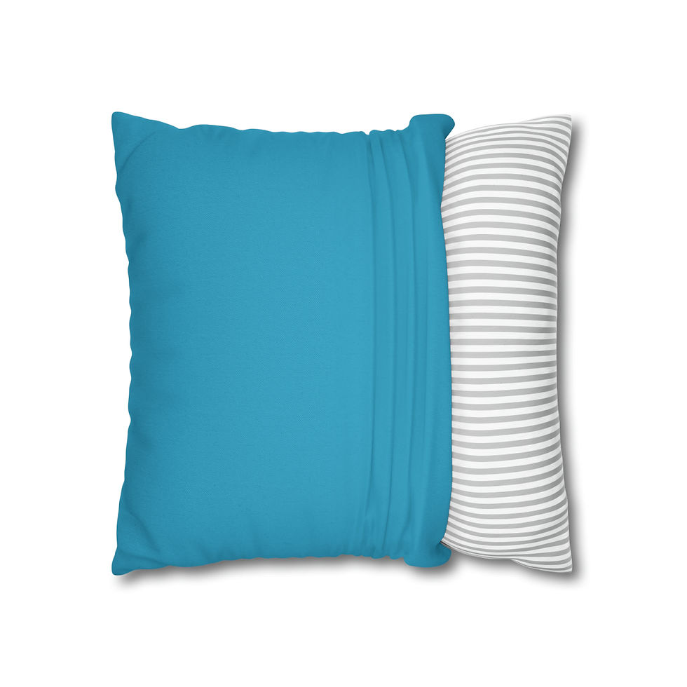 Thumbnail: Turquoise Artistic Throw Pillow cover French Farmhouse Nostalgic sewing decor