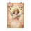 Thumbnail: Shabby Victorian Cherub Art Print Pastel Pink Roses French Country Chic Angel 