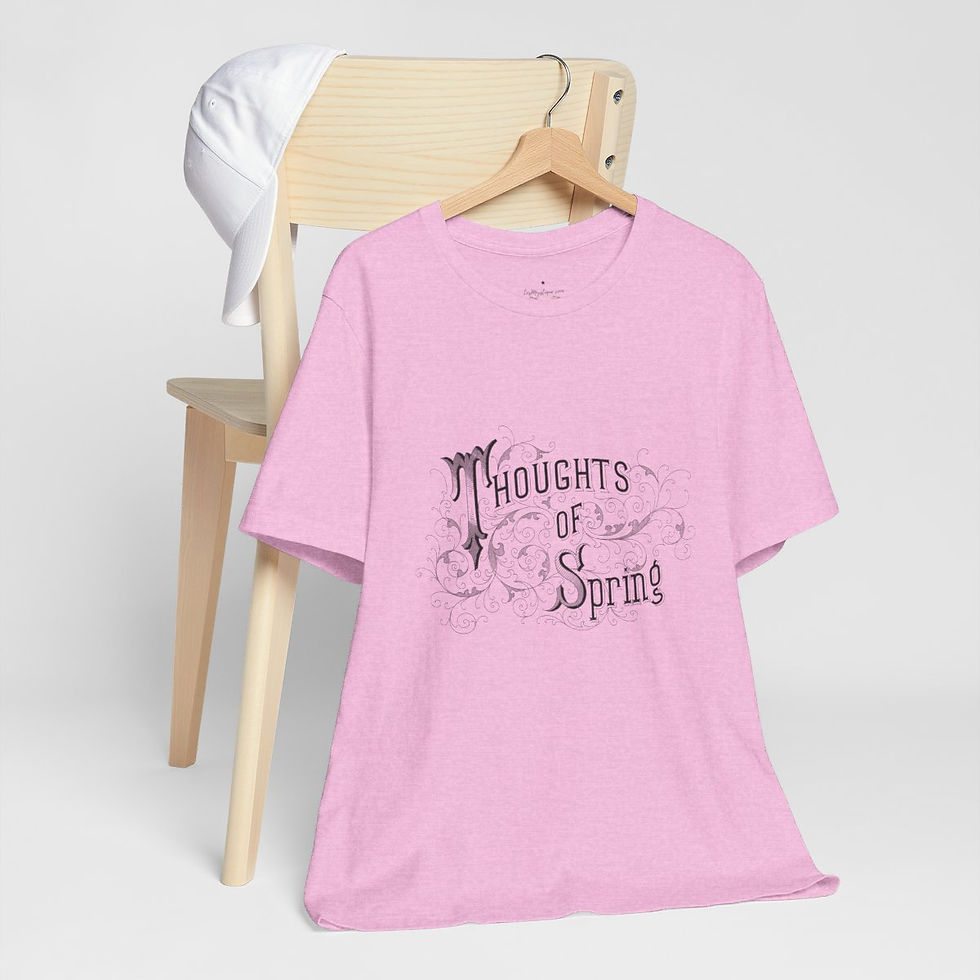 Thumbnail: Artistic T-Shirt Thoughts of Spring Graphic Art Tee