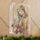 Thumbnail: Shabby Pink Virgin Mary Canvas Art Vintage Style Distressed Religious Wall Decor