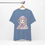Miniatura: Victorian White Cat Art T-Shirt Shabby Bonnet Hat Pastel Artistic Cat Lover Gift