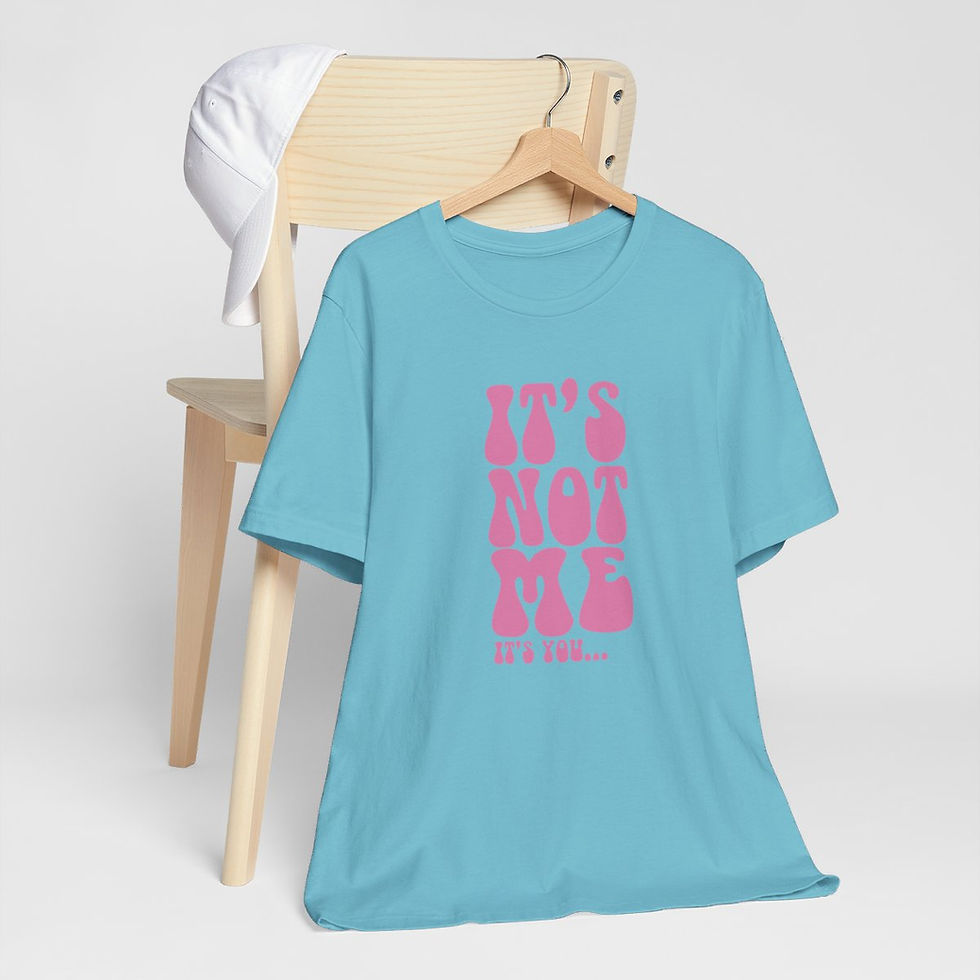 Thumbnail: Sarcastic T-Shirt It's Not Me It's You Retro Expressive Funny Gifts