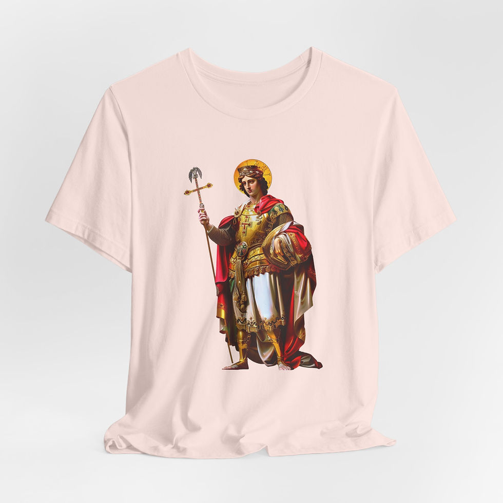 Thumbnail: Artistic T-Shirt Saint Expeditus St Expidite Catholic Faith Gift Urgent Causes