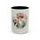 Thumbnail: Artistic Coffee Mug Shabby Pink Roses Vintage Victorian Woman Kitchen Decor