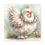 Miniatura: Shabby Farmhouse Decor Watercolor Art Canvas Print Pastel Chicken Wall Hanging