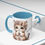 Miniatura: Pastel Shabby Kitty Coffee Mug Crazy Cat Lady Artistic Glam Cat Lover Gifts