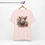 Thumbnail: Shabby Pig T-Shirt Boho Pig with Flowers Art Tee Trendy Artistic Apparel