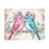 Miniatura: Shabby Birds Art Print French Bird Pink Romantic Spring Wall Decor Bird Lover 