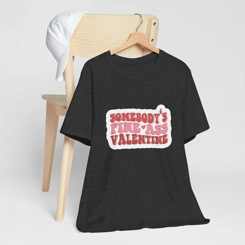 Thumbnail: Artistic T-Shirt Somebody's Fine Ass Valentine Retro Art Apparel Trendy Gifts