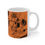 Thumbnail: Artistic Coffee Mug Orange Skulls Trendy Holiday Gifts