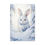 Miniatura: Snowy Winter Woodland Animal Art Canvas Bunny Rabbit Decor Pastel Print 