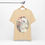 Miniatura: Shabby Bunny having Tea T-Shirt Pink Roses Chic  Art Tee Artistic Apparel & Gift