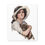 Miniatura: Harrison Fisher Canvas Art Edwardian Woman with Cat Giclee Print Victorian Decor