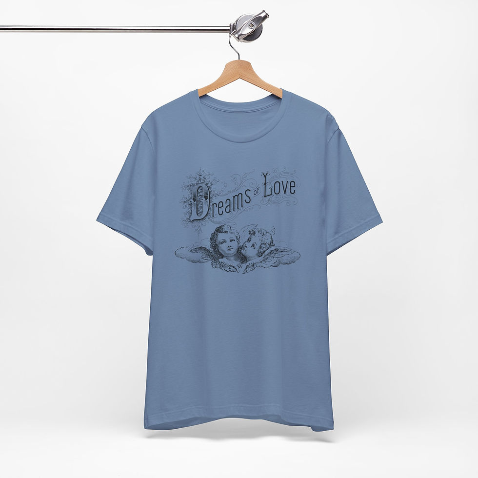 Thumbnail: Antique French Cherub T-Shirt Angel Dreams of Love Artistic Gift Romantic Tee