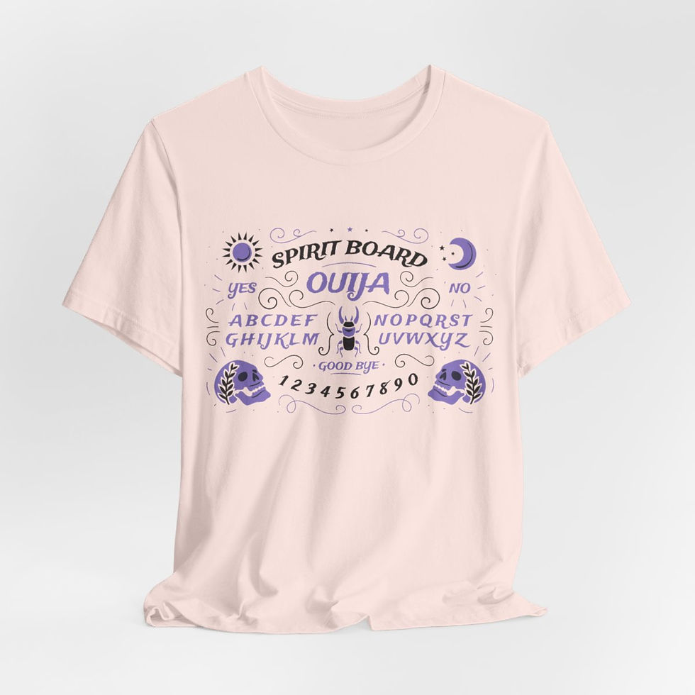 Thumbnail: Esoteric T-Shirt Spirit Board Ouija Board Metaphysical gifts Expressive Apparel