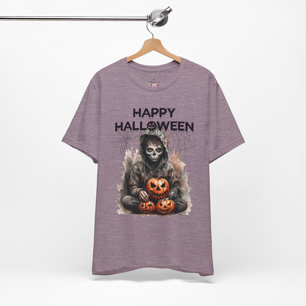 Thumbnail: Creepy T-Shirt Zombie Spider Web Happy Halloween Art Fall Apparel Trendy Gift