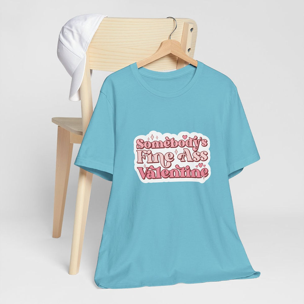 Thumbnail: Artistic T-Shirt Somebody's Fine Ass Valentine Retro Art Tee Trendy Gifts
