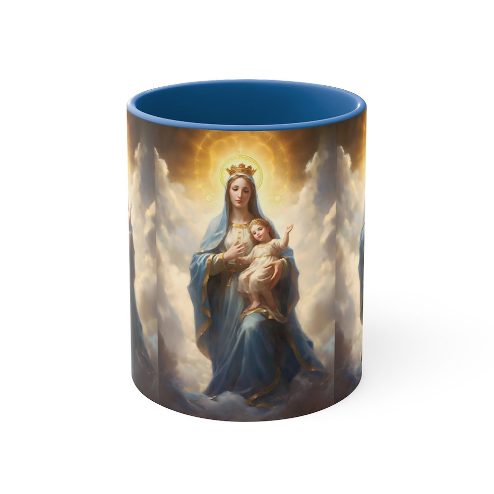 Thumbnail: Madonna and Child Coffee Mug Virgin Mary Catholic Art Mug Religious Gifts