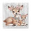 Miniatura: Artistic Nursery Decor Canvas Art Shabby Jeweled BOHO Mom & Baby Deer Flowers