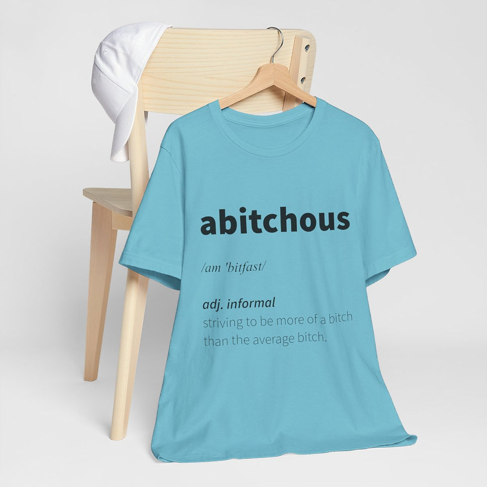Thumbnail: Sarcastic T-Shirt Bitch theme Tee Trendy Apparel Funny Gifts