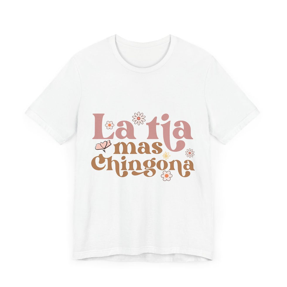 Thumbnail: Motivational Latina T-Shirt Spanish Graphic Art Tee Inspirational Apparel