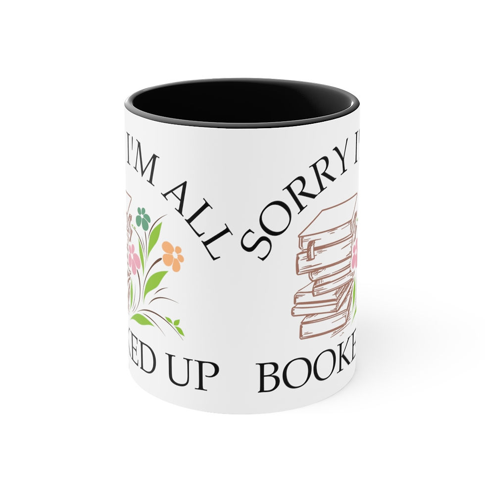 Thumbnail: Book theme Coffee Mug Sorry I'm All Booked Up Reading Lover Thoughtful gifts