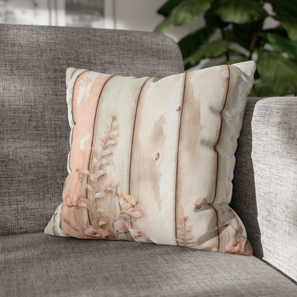 Thumbnail: Artistic Pastel Shabby Throw Pillow cover French Farmhouse Vintage Cottage theme