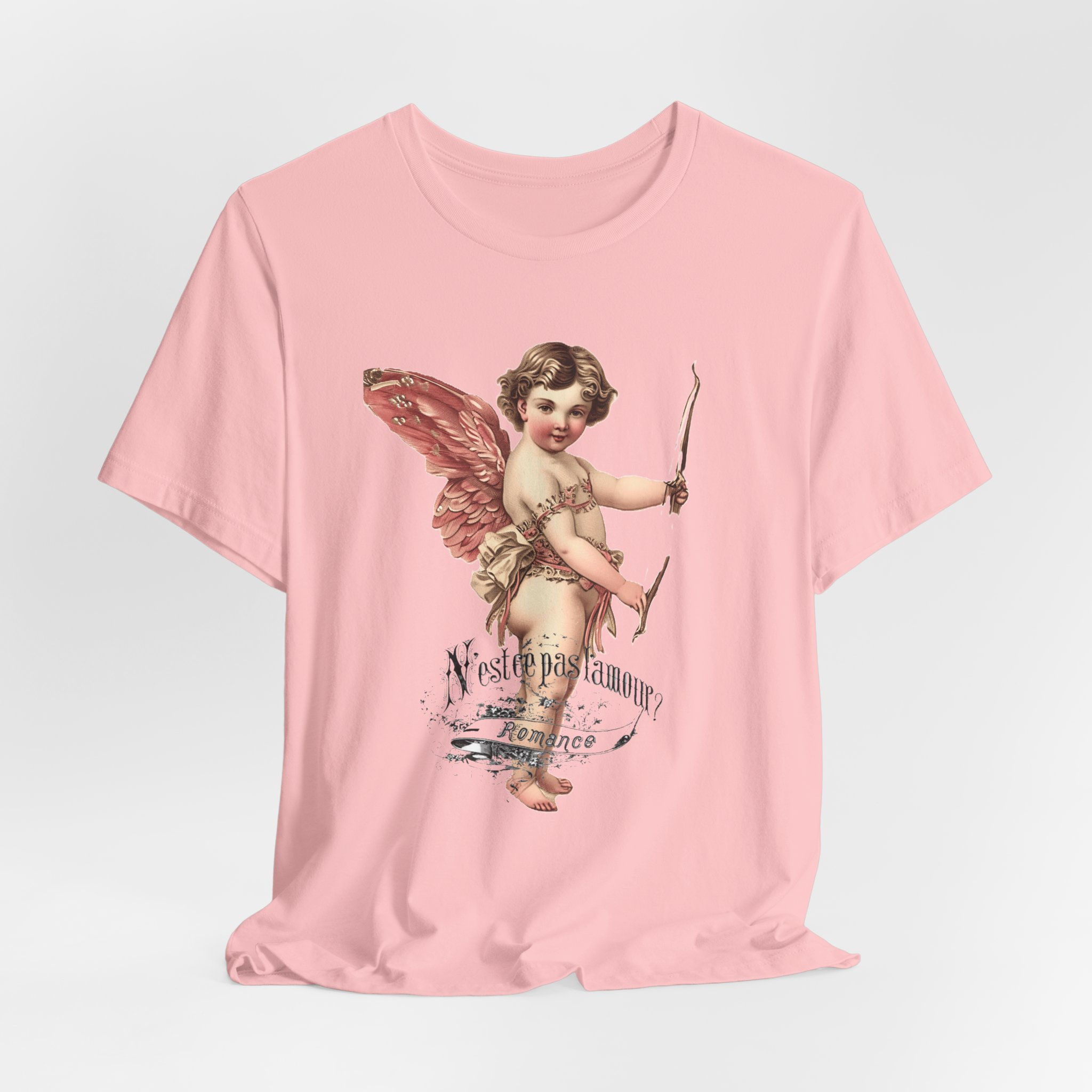 Vintage Cupid T-Shirt Shabby French Isn't it Love Artistic Angel Gift Romance