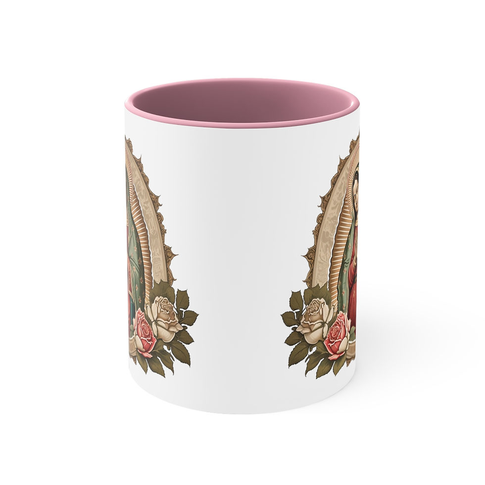 Thumbnail: Religious Gifts Coffee Mug Virgin Mary Our Lady of Guadalupe Catholic Art Mug