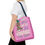 Thumbnail: Pink Sarcastic Tote Bag Don't Make Me go all Voodoo on You Expressive Gift