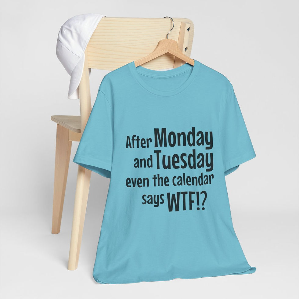 Thumbnail: Sarcastic T-Shirt WTF Funny Art Tee Unisex Fun Gifts