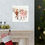 Thumbnail: Snowy Victorian Children Art Print Pink Christmas Farmhouse Winter Decor