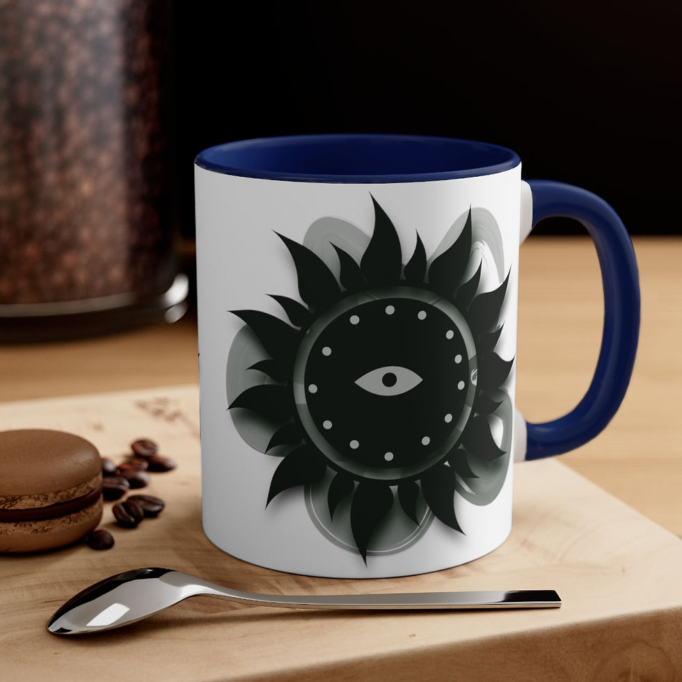 Thumbnail: Metaphysical gifts Coffee Mug Black Evil Eye Spiritual Protection Gifts