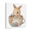 Miniatura: Shabby Bunny in Teacup Canvas Art Print Vintage style Easter Spring Wall Decor