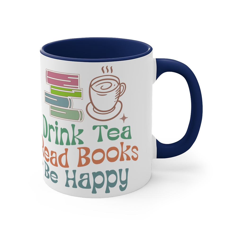 Thumbnail: Book theme Coffee Mug Drink Tea Read Books Be Happy Reading Lover gifts