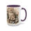 Miniatura: Artistic Cat Coffee Mug Shabby Kitten Gift Victorian Farmhouse Art Kitchen Decor