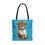 Miniatura: Boho Cat Tote Bag Shabby Kitten Adorned in Flowers Cat Lover Expressive Gift