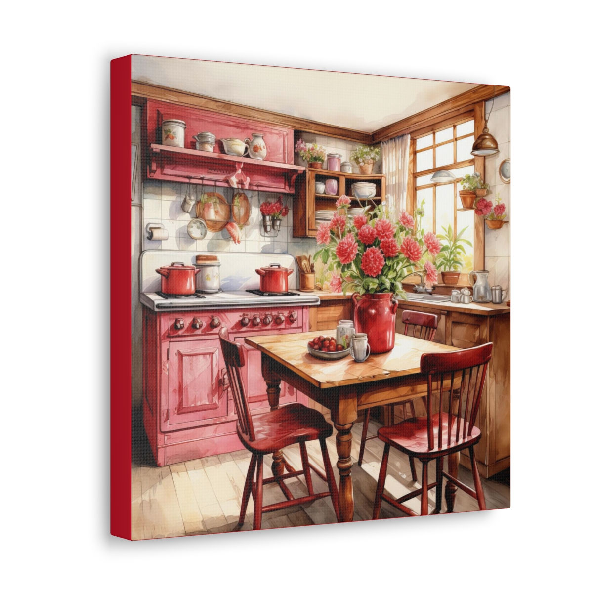 Retro Kitchen Art Retro Farmhouse Art Canvas Nostalgic Wall Hanging decor