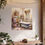 Miniatura: Shabby Bathroom Art Clawfoot Tub French Country Cottage wall decor Giclee Print 