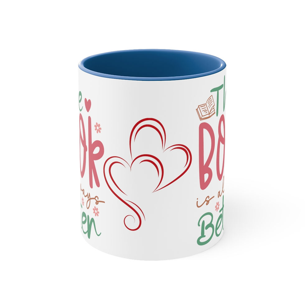 Thumbnail: Book Lover Coffee Mug The Book is Always Better Reading Theme Thoughtful Gifts
