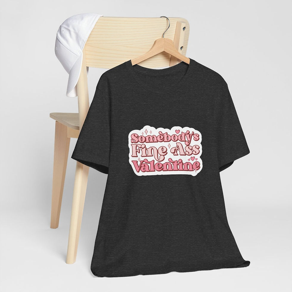 Thumbnail: Artistic T-Shirt Somebody's Fine Ass Valentine Retro Art Tee Trendy Gifts