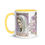 Miniatura: Artistic Virgin Mary Coffee Mug Madonna Shabby Roses Faith Art Coffee Cup Gift